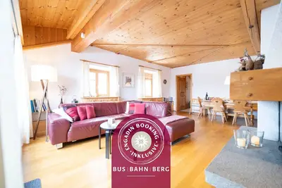 Image de Chasa Rontsch Madlaina: Charming 4. 5 room penthouse flat with panoramic views in the centre of Ftan