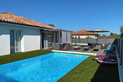 Image de Maison classée 4* avec Piscine et Jardin privés