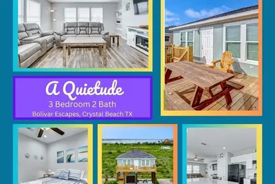 Image de A Quietude is a lovely home, 3 bedrooms and 2 full bathrooms that sleeps 7.