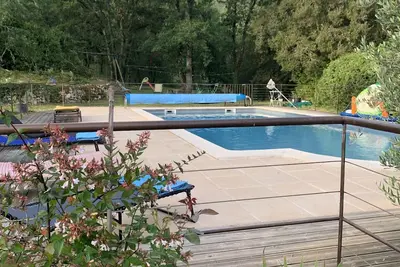 Image de Maison de vacances 'Gite De Charme Gite Du Hameau' avec piscine partagée, terrasse privée et Wi-Fi
