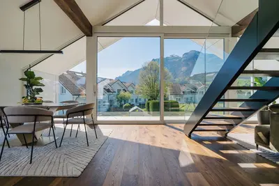 Image de Luxury Escape in the Swiss Alps: Designer Apartment with Breathtaking Views