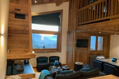 Image de Magnifique duplex, 2-3 chambres, vue imprenable, 50m du ski bus