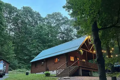 Image de Beautiful cabin in the woods.
