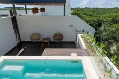 Image de Penthouse Apartment with Private Roof & Pool ᯽Ph3\n\n