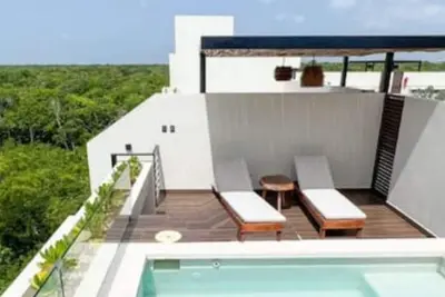 Image de Penthouse Apartment with Private Roof & Pool ᯽Ph6\n\n