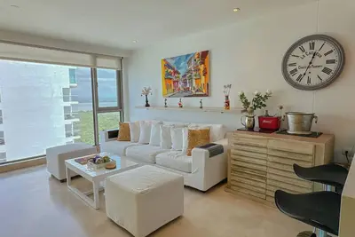 Image de Cozy Condo in Cartagena, Ocean Front, Radisson Condo - 5 mins from the Wall City\n