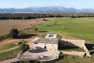Image de Villa 'Son Seriol Eco Sostenible' avec vue sur la montagne, Wi-Fi et climatisation