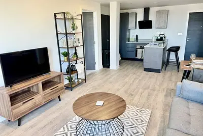 Image de An apartment that sleeps 4 guests in 2 bedrooms