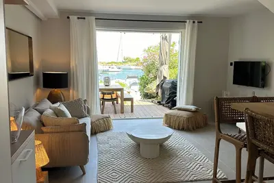 Image de Maison Port Grimaud Avec Amarrage, piscine, vue mer, à 200 mètres de la plage