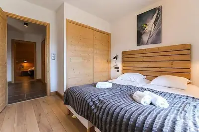 Image de Wifi, remise en forme, piscine, sauna, hammam, télévision, casier à ski, 36-40m², Combloux