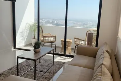 Hermoso Departamento con Gran Vista al mar a 5 min de la Playa