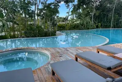 Image de Departamento de 3 Recamaras en Aldea Zama Ophelia Para 6 Personas 3. 5 K del mar