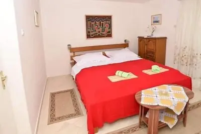 Appartement de deux chambres avec le balcon et la vue sur le mer Brela, Makarska (A-22910-b)