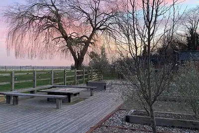 Image de Converted Barn on a working farm/Vineyard with Coastal walks and friendly goats.