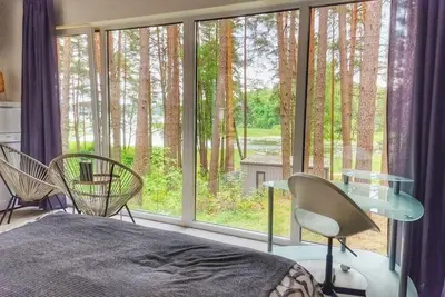 Image de Gauja Club - our Bang&Olufsen sound loft on a lake.
