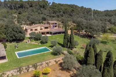 Exquisite Country House On The Costa Brava With Swimming Pool, Tennis, Gymnasium And Extensive Grounds
