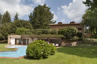 Image de Maison de campagne \"Gran Castanyer\" avec vue sur les montagnes, piscine privée et Wi-Fi