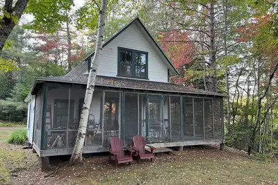 Image de Quiet rustic camp at beautiful Sebec Lake. . . boating, fishing, swimming, hiking.