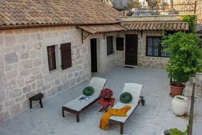 120 year old stone villa with overlooking Lake Skadar, 15minutes from the capital