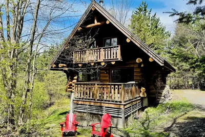 Image de Cabane du Hibou - Foyer au bois- Mont Owl's Head