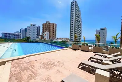 Image de Apartamento con Vista al mar a 1 Calle de la Playa, Cercano al Centro Historico