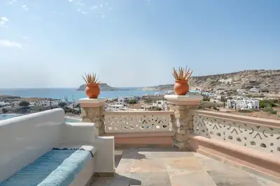 Image de Villa 'Yani La Scala Luxury Villas' avec vue sur la mer, Wi-Fi et climatisation