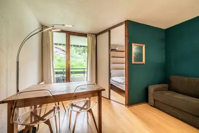 Image de Appartement 'Les Esserts - Immoclean' avec vue sur les montagnes, balcon et Wi-Fi