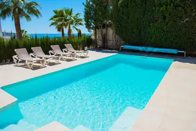 Grande villa confortable  avec piscine privée à Moraira, Costa Blanca, Espagne pour 10 personnes
