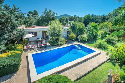 Charming Villa, A/C, Private Pool, Beautiful Garden & Views in La Font - 20mins walk to Pollenca!