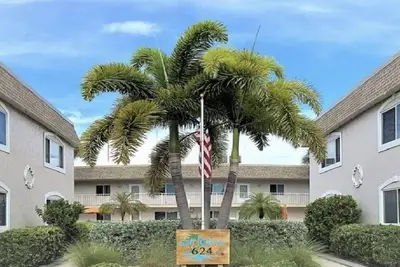 Condo located on private Venice beach