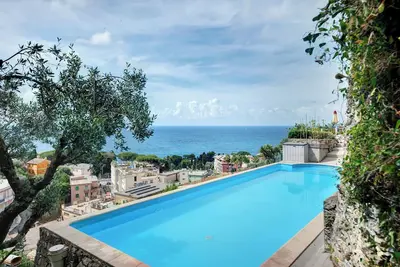 Image de Appartement 'Villino Ortensia - Le Pale' avec vue sur mer, Wi-Fi et climatisation