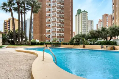 Image de Appartement 'Karola' avec piscine commune, jardin partagé et balcon