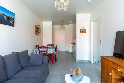 Image de Appartement Neuf à Mimizan Plage, à 500m de l'Océan, pour 4 Personnes avec Parking Privé