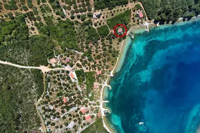 Image de Maison de pêcheur près de la mer Baie Sveti Ante, Pasman (K-23183)