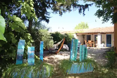 L'ancre Bleue, T2 Avec Jardin à Proximité de la Plage du Liouquet