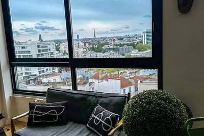 Image de Charme Parisien, Vue sur Tour Eiffel