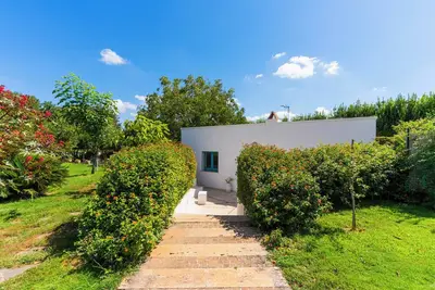 Image de Maison de vacances 'Villetta Le More' avec terrasse privée, Wi-Fi et climatisation