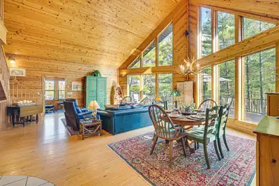 Image de Birch Lake Home on Peninsula: Dock, Deck & Grill!