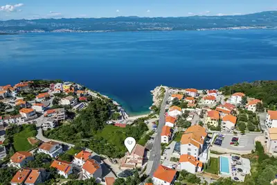 Beachfront Apartment Betty, Vrbnik, Croatia