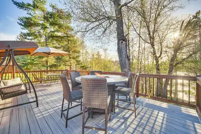 Lakefront Cabin w/ Dock, Fire Pits in Danbury!