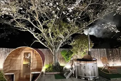 Image de Maximum 15 people You can enjoy Bbq sauna and openair bath in a completely private space in a t - Asahi Sanso / Sosa Chiba