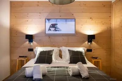 Image de Wifi, à 300m des pistes de ski, piscine, sauna, hammam, parking, casier à ski, 45-70m², Montalbert