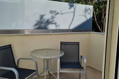 Central apartment just across the beach!