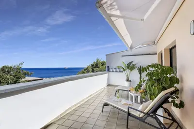 Image de Appartement de vacances 'Roof with Terrace' avec balcon et Wi-Fi