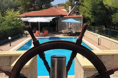 Image de It is a stone property of 75. 22 sq. m. with a wooden roof. Swimming Pool & B. Q.