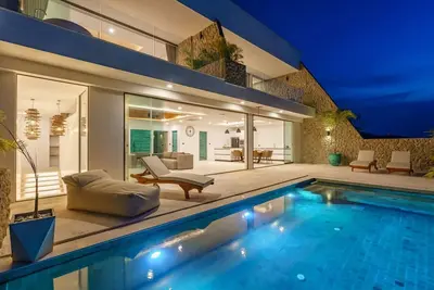 Image de -20% Off! ⭐420 m to the Beach, 180° Amazing Seaview⭐
