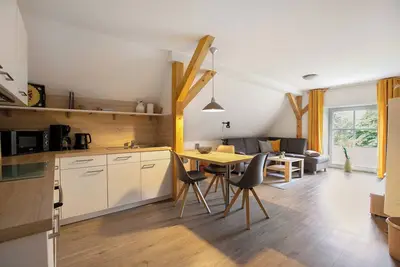 Image de Appartement 'Ferienhof Jacobsen 1' avec terrasse partagée, jardin partagé et Wi-Fi