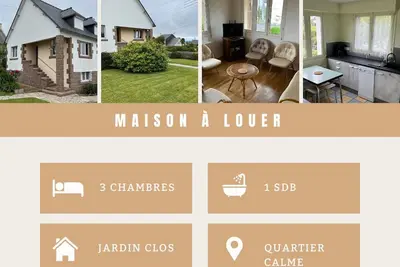 Image de Maison Familiale Proche de Trestraou à La Clarté Dans un Quartier Calme 7p