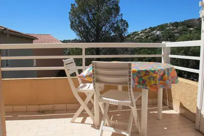 Image de Beau studio cabine avec piscine et plage à 50m