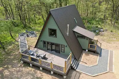 Image de Brand New build. A-frame 2bed+/2bath. Nature paradise. Pepin, Wi.